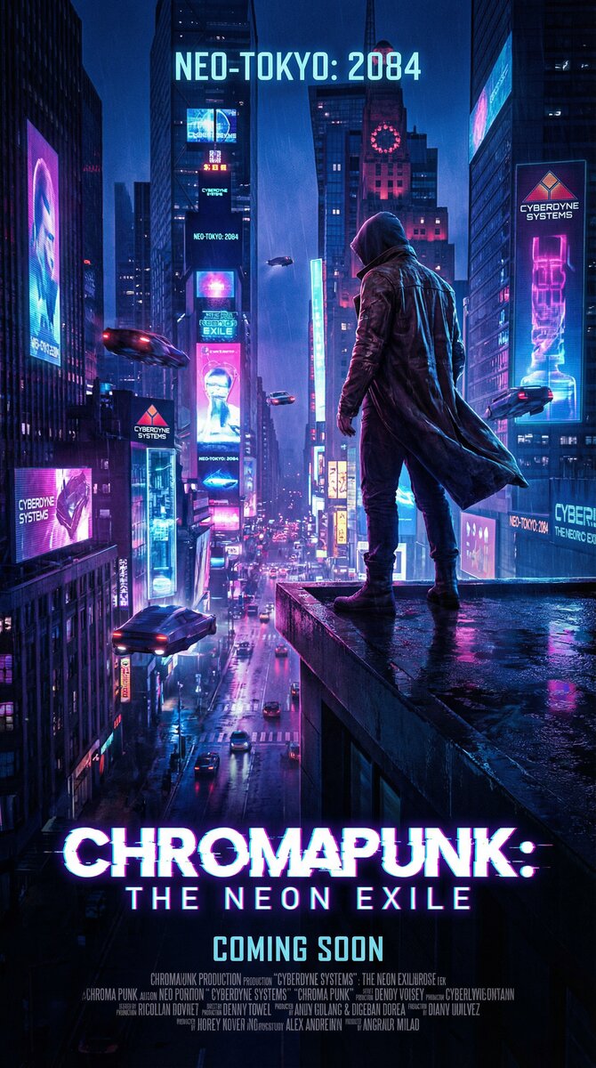 《霓虹追击》高清科幻电影视频海报